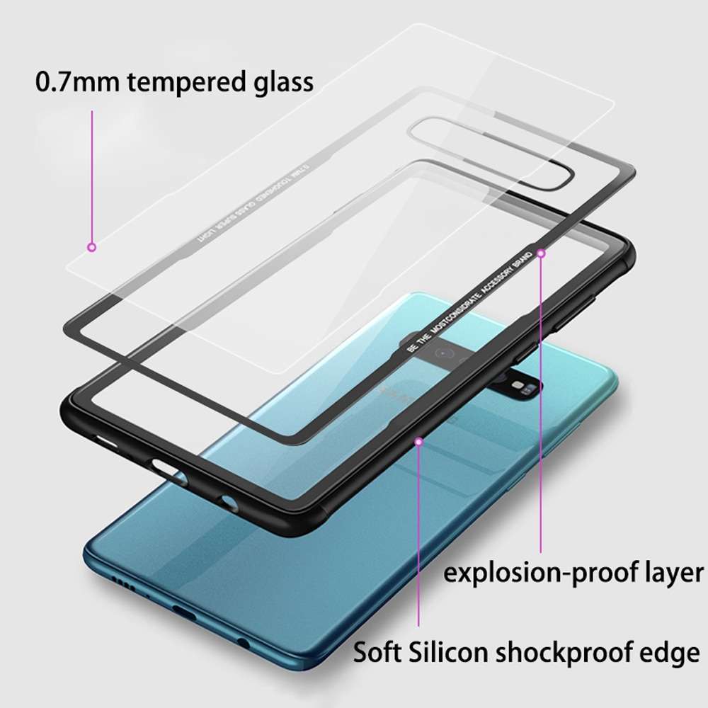 0.7 mm Tempered Glass soft edge Cover For Samsung Galaxy S10, Plus 0.7 mm Tempered Glass soft edge Cover For Samsung Galaxy S10, Plus