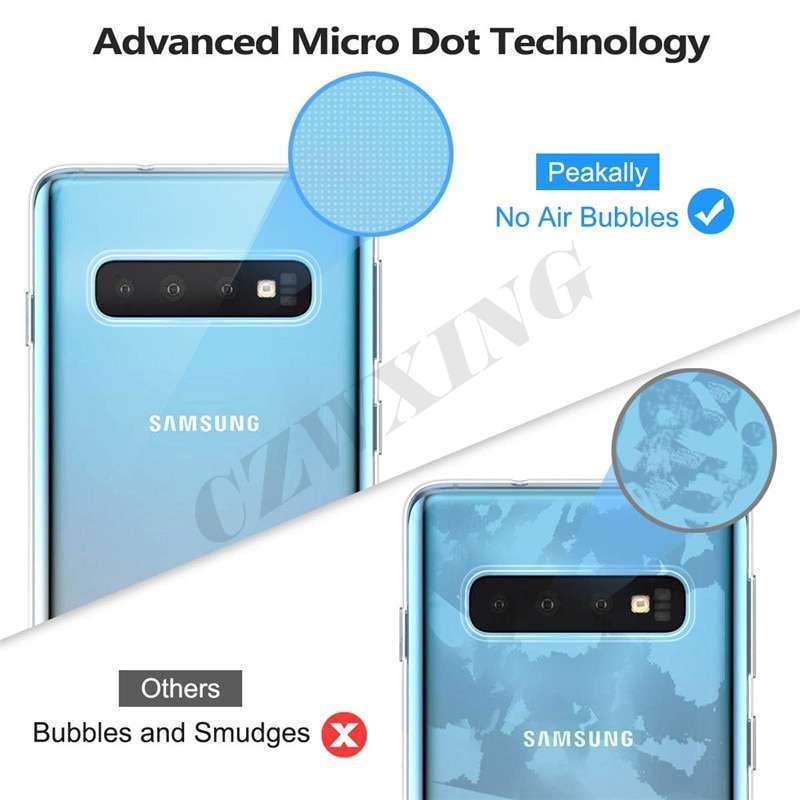 Advanced Micro Dot Technology Transparent Cover For Samsung Galaxy S10 Advanced Micro Dot Technology Transparent Cover For Samsung Galaxy S10