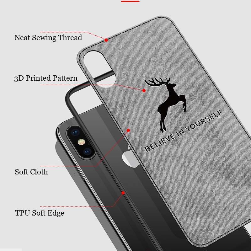 Believe in Yourself" Soft Cloth iPhone Case Believe in Yourself" Soft Cloth iPhone Case