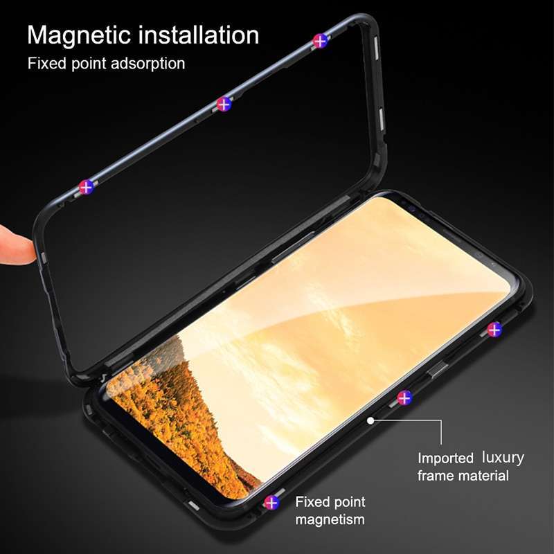 Fixed Point Adsorption Magnetic Cover For Samsung Galaxy S10, S10+ Fixed Point Adsorption Magnetic Cover For Samsung Galaxy S10, S10+