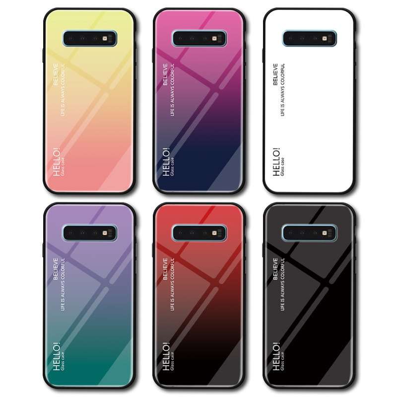 Gradient Glass Cover For Samsung Galaxy S10 Gradient Glass Cover For Samsung Galaxy S10