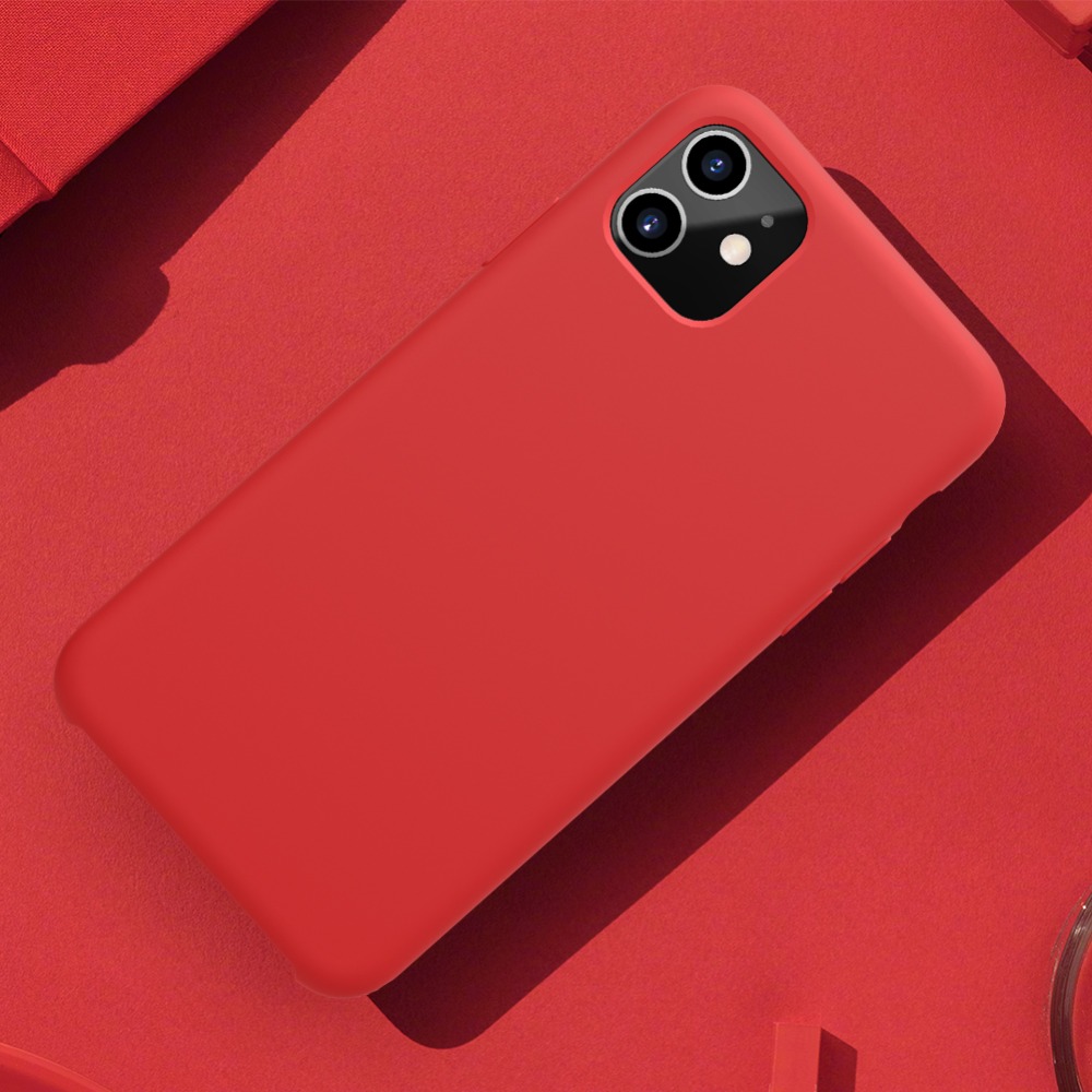 Red Shockproof Slim iPhone Case